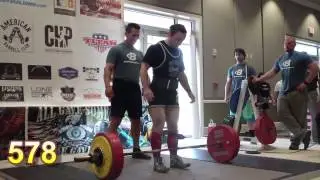 Kyle Keough (148): All-Time World Record 1482-lb. Raw Total, RUM VIII