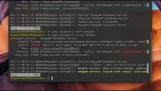Cara mengatasi Error  Active : failed pada mongoDB server