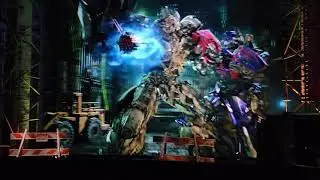 Transformers ride after breakdown straight through no ride sound 60 FPS Universal Studios