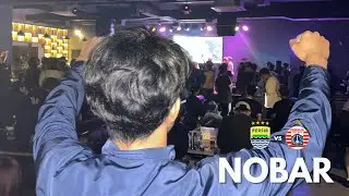 nobar persib vs persija bareng ismail