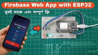 Firebase Web App + ESP32 Control | Real-Time IoT Dashboard (Hosted on GitHub) | Bangla IoT Tutorial