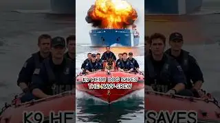 Brave K9 Saves Navy Crew Seconds Before Ship Explosion | Real Rescue Story