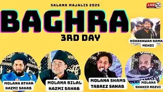 🔴Live Salana Majalis  3rd Day Saturday 2025 Dargah Babul Hawaij  Baghra Muzaffar Nagar U.P@BACJarcha