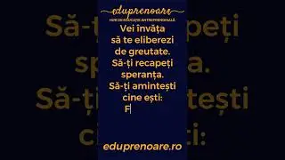 Eduprenoare 1.24 | Viața VIE a femeii mature = sens, pace și sănătate | Vineri, 17.10.2025