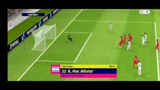 Mac Allister Power shot l #efootball #pes #goals