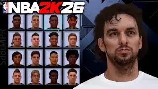 Pau Gasol NBA 2K26 Face Creation! 🔥 BEST & MOST Realistic Build Tutorial