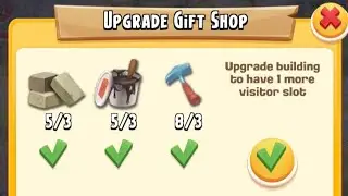 Hay Day Gameplay 279 , Upgrade Gift Shop in Town (Level 62)