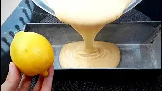 HOE MAAK JE  EEN GEWELDIGE ZACHTE CAKE MET 1 CITROEN EN WATER??