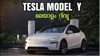Tesla Model Y Malayalam Review | Full Electric SUV Test Drive | Tesla Review | Desert Drive Reviews