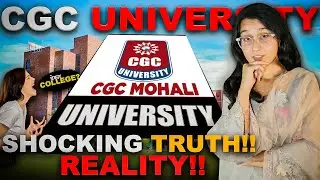 CGC University Mohali Reviews 🤯| Admission | Placement 🤩| Fees | Campus Tour | Vlog | #cgcuniversity