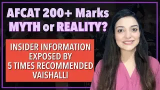 AFCAT Marks MYTH Busted || Do you need 200+ in AFCAT 2 2021 || By Vaishalli