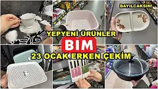 BİME GELDİ HEMEN ALDIK💃BİM 23 OCAK 2026 CUMA💃/GERÇEK İLK VE TEK ERKEN ÇEKİM❗️/YEPYENİ ÜRÜNLER/