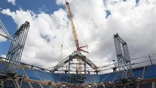 Roof Project Under Way at Arthur Ashe Stadium