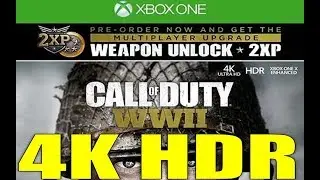Call Of Duty WWII - 4K HDR Xbox One X Enhanced