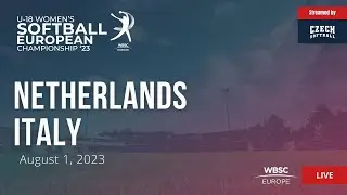 50 U-18 Women's Softball European Championship: Netherlands VS Italy