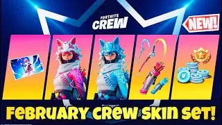 *NEW* How To Get Vi Skin In Fortnite! (February Fortnite Crew Bundle)  Crooked Claw Pickaxe & More!
