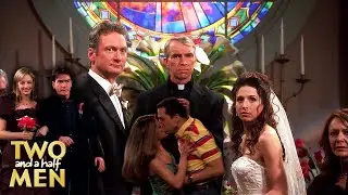 Alan and Chalie Ruin Judith's Wedding | Two and a Half Men