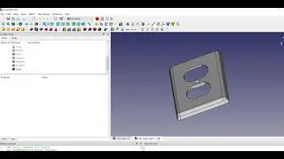 048 Электрическая розетка FreeCAD