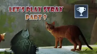 Cleaning House, unlocking all trophies. Lets Play Stray. Part 9.