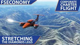 FSEconomy | Corporate Charter Flight | Diamond DA62 | Microsoft Flight Simulator 2020