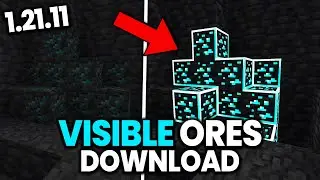 Visible Ores Texture Pack 1.21.11 Free Download