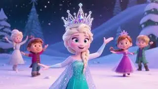 Elsa and the Crystal Crown Dance ❄️👑 | Magical Kids Song & Fun Dance Adventure