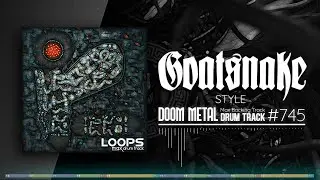 Doom Metal Drum Track / Goatsnake Style / 100 - 120 bpm