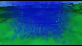 SPH 3d 16by16by16 Drone over Upper Austria