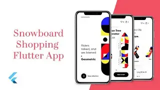 Snowboard Shopping App - Flutter UI - Speed Code