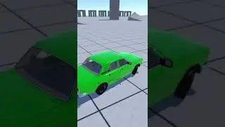 Волга #cindy #car #drive #crash #test #обзор #shorts #шортс #врек #beamngdrive #авария