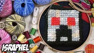 israphel Speed Paint 🎮 | Time Lapse Embroidery
