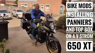 Bike Mods - Installing Panniers and Top Box on a Suzuki V-Strom 650 XT
