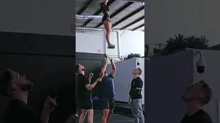 It was a little off 😂 #cheer #stunt #shorts