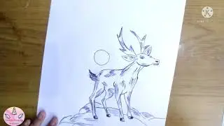 How to draw a (Goat)Animal line drawing using different types of hatching | line drawing tutorial