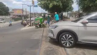 Francisco Santos o quilombola do brega vídeo na avenida Rio Branco Arapiraca Alagoas 