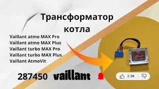 Огляд трансформатора 287450 для котлів Vaillant atmo/turbo Max Pro/Plus