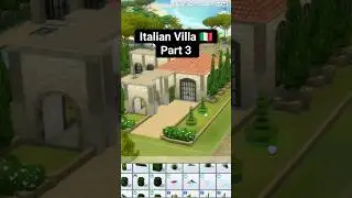 Part 3 | The Sims 4 Italian Villa 🇮🇹 Patio & Landscaping #Sims4 #sims4build #italy #patio #landscape