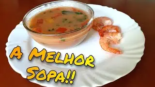 COMO FAZER SOPA COM CABEÇA DE CAMARÃO FICA FANTÁSTICA