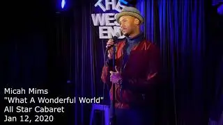 Micah Mims sings &ldquo;What A Wonderful World&rdquo; (Acoustic)