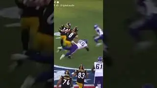 AARON RIDGER GREAT BLOCK @steelers @vikings #nfl @NFL