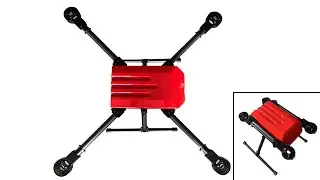 DIY H4 900mm Drone aluminum fold frame quad copter Multi Rotor For Commercial / Industrial uav