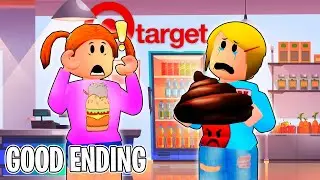 I Pooped At Target! | Good Ending! | Roblox