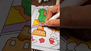 2. 🖍colorful and simple coloring #coloring #cutecoloring #colorwithme #adultcoloringbook