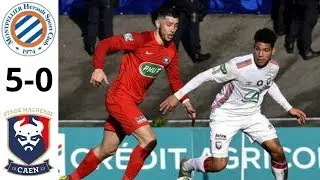 R&Eacute;SUM&Eacute; MONTPELLIER 5-0 SM CAEN (16&Egrave;ME COUPE DE FRANCE)