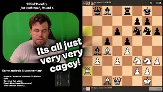 Magnus Carlsen vs Sam Sevian | High level Ruy Lopez | Titled Tuesday