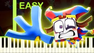 Wacky World | The Amazing Digital Circus - EASY Piano Tutorial