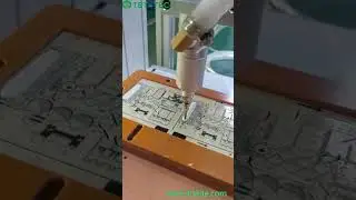 silicone glue dispenser machine  #factory #machine #automation
