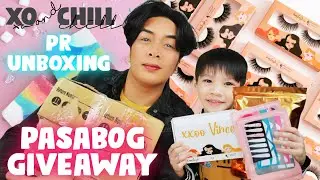 PASABOG GIVEAWAY + PR UNBOXING | GLAMSKIN MANILA | MOONLYT BY MARINA | COLOR IT EASY