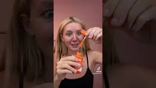 DYING MY EYEBROWS ORANGE | KAYLAMALECC | #shorts