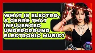 What Is Electro, A Genre That Influenced Underground Electronic Music? - Electronic Mix Masters